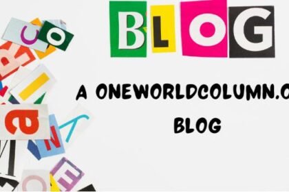 the oneworldcolumn.org #blog