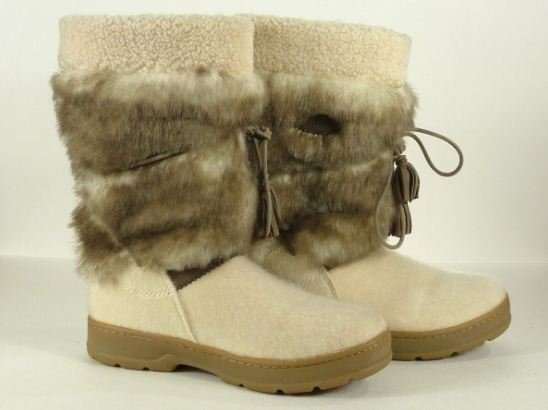 Rare Riverland Suede Faux Fur Boots Weight