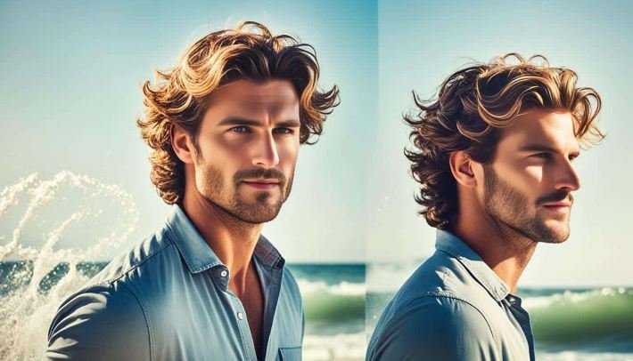 hairstyles for men with wavy hair