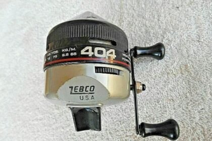 Zebco 404 with Leather Antireverse Pic History