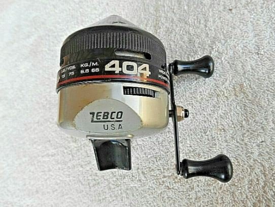 Zebco 404 with Leather Antireverse Pic History